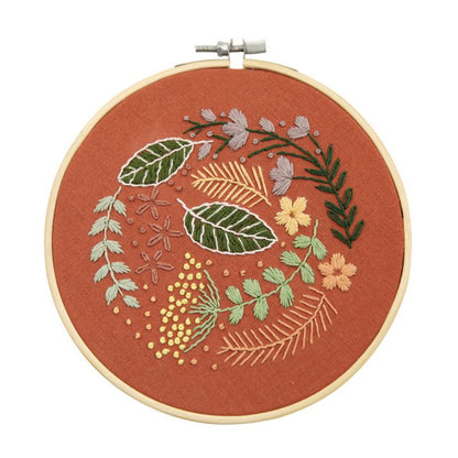 DIY Flowers Stamped Embroidery Starter Kit