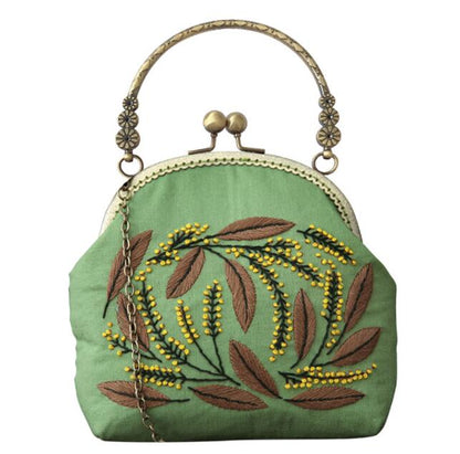 3D DIY Handmade Ribbon Embroidery Bag
