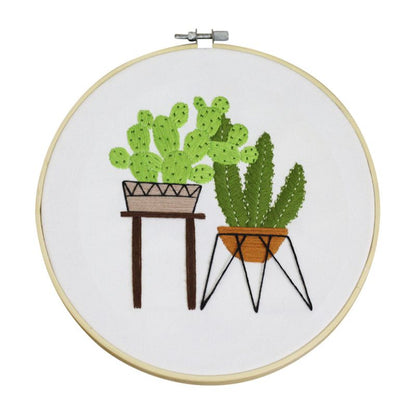 DIY Flowers Stamped Embroidery Starter Kit