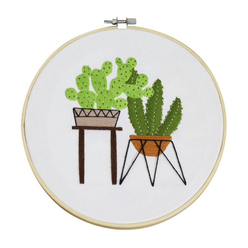 DIY Flowers Stamped Embroidery Starter Kit