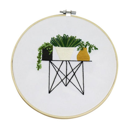 DIY Flowers Stamped Embroidery Starter Kit
