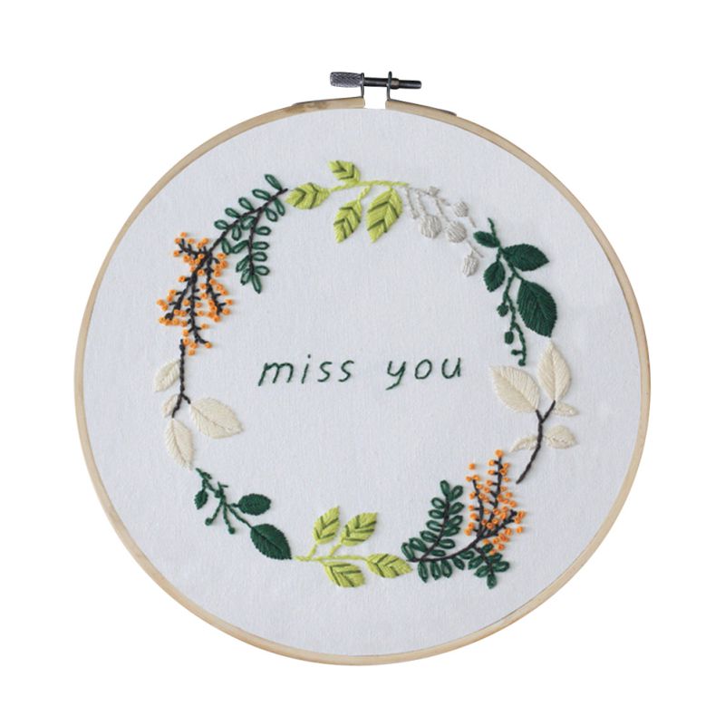 DIY Flowers Stamped Embroidery Starter Kit