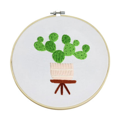 DIY Flowers Stamped Embroidery Starter Kit