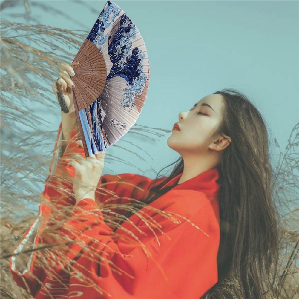 Chinese Summer Vintage Bamboo Folding Fan