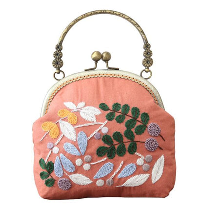 3D DIY Handmade Ribbon Embroidery Bag