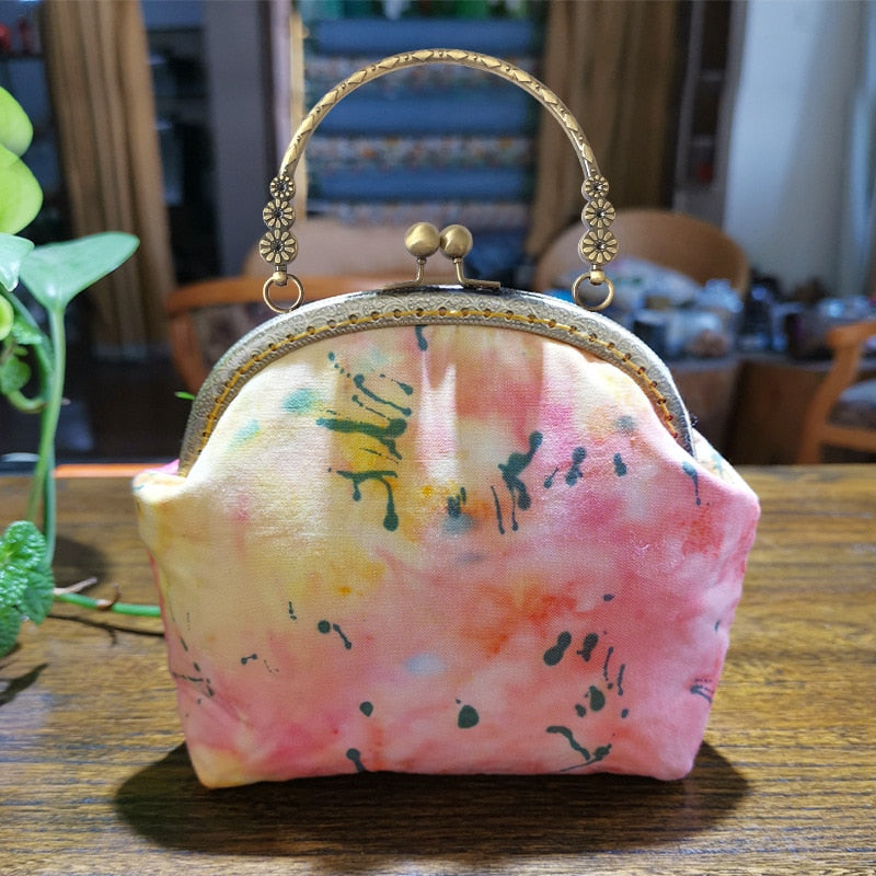 3D DIY Handmade Ribbon Embroidery Bag