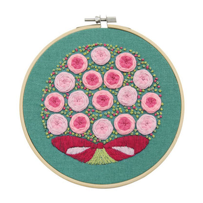 DIY Flowers Stamped Embroidery Starter Kit