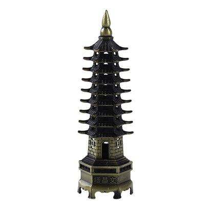 Zinc Alloy Feng Shui Wen Chang Pagoda For Education And Career
