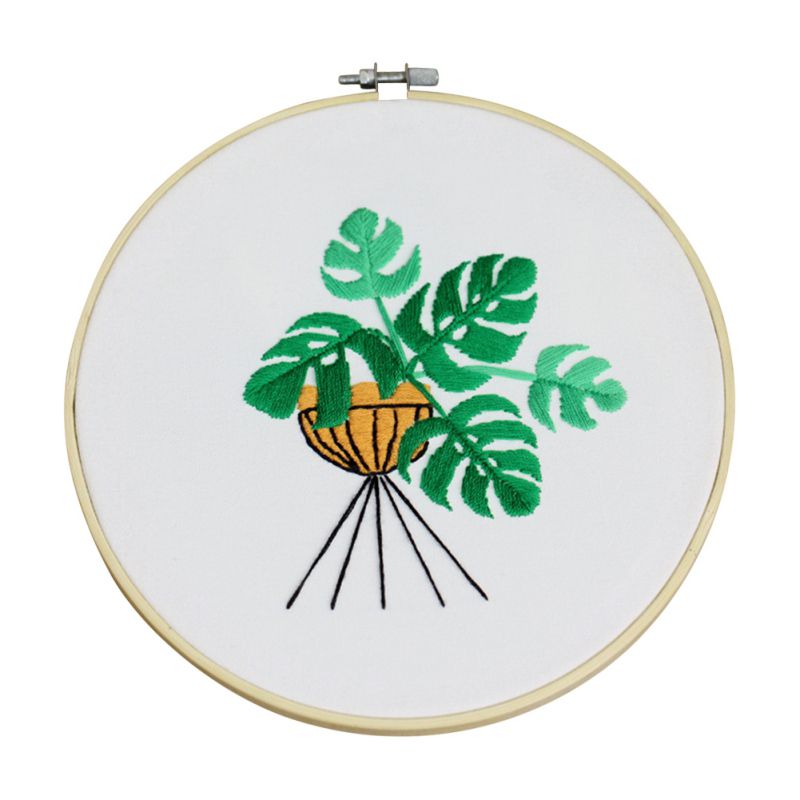 DIY Flowers Stamped Embroidery Starter Kit