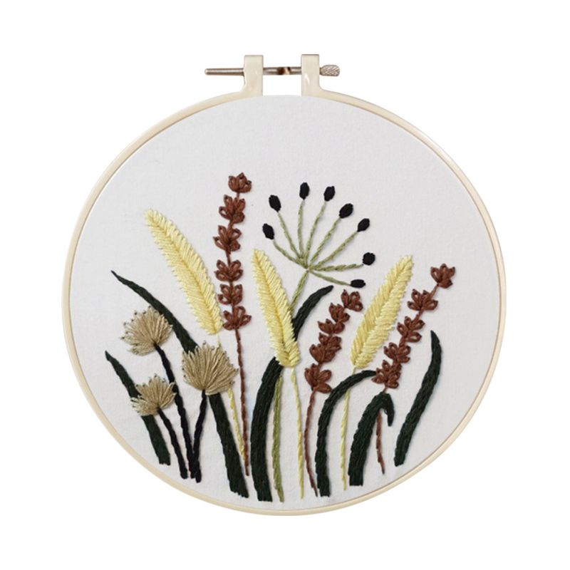 DIY Flowers Stamped Embroidery Starter Kit