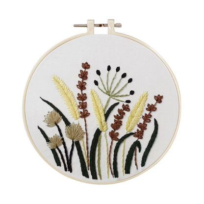DIY Flowers Stamped Embroidery Starter Kit