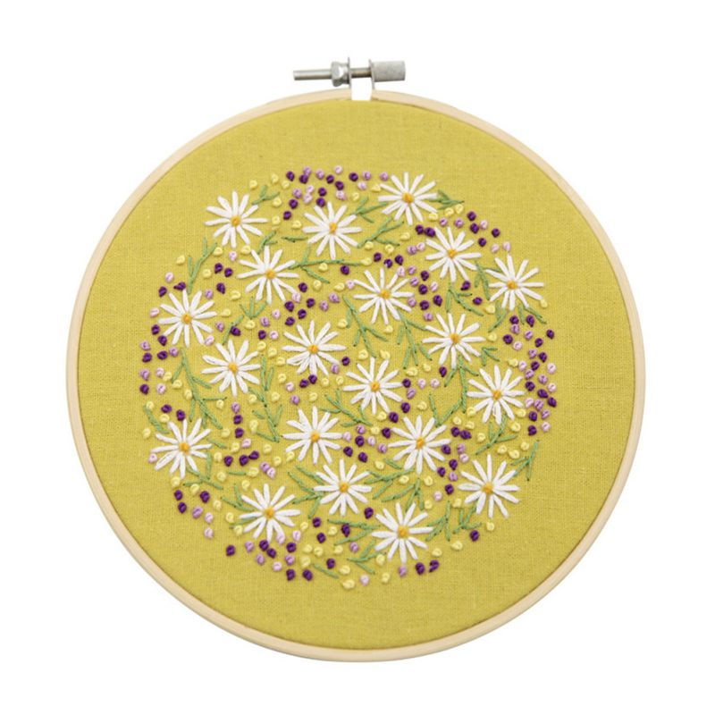 DIY Flowers Stamped Embroidery Starter Kit