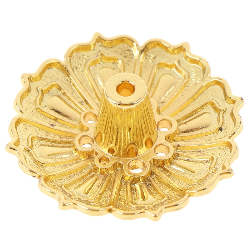 Incense Burner Stick Buddhism Lotus Holder Plate
