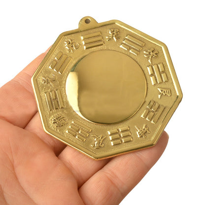 Chinese Feng Shui Bagua Yinyang Copper Mirror
