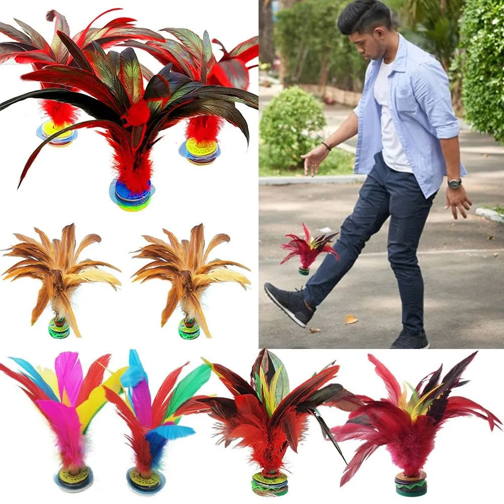 Chinese Jianzi Shuttlecock Foot Sports Toy
