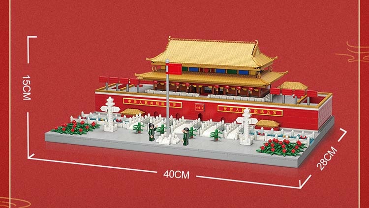 Chinese Ancient Palace Micro Building Blocks