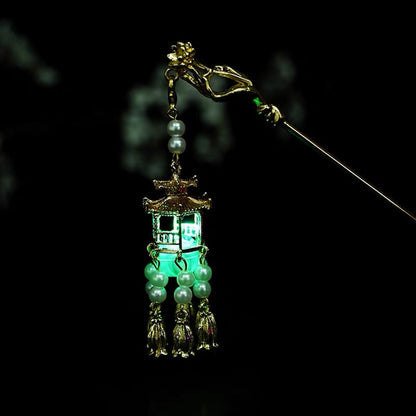 Palace Lantern Hairpin Pendant Jewelry for Hanfu Dress