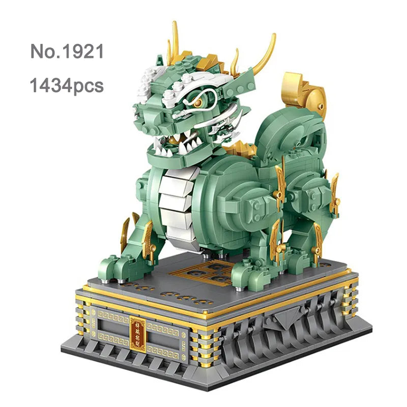 Most Creative Chinese Lion Dance Building Blocks