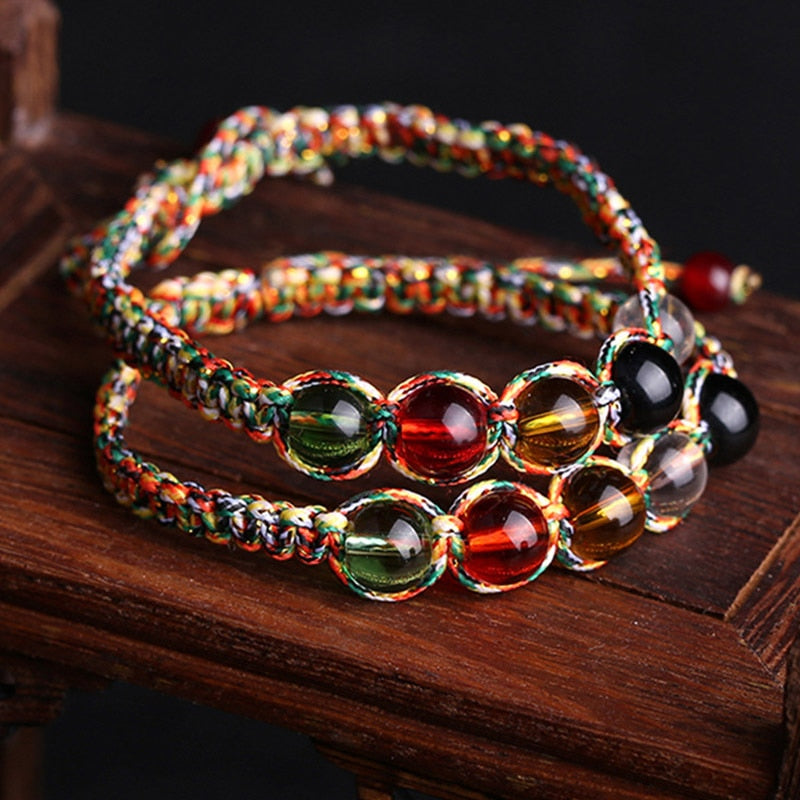 Ethnic Hand-woven Multi Colored Rope