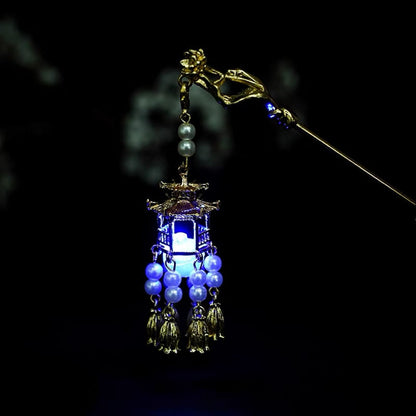 Palace Lantern Hairpin Pendant Jewelry for Hanfu Dress