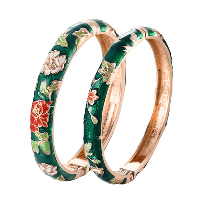 Enameled Chinese Bracelets
