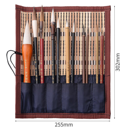 Chinese Calligraphy Bamboo Brush Set
