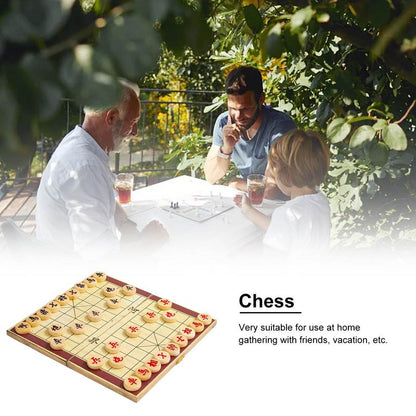 Wooden Chinese Chess Board Game Xiangqi