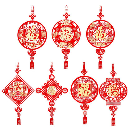 New Year Fu Pendant Housewarming Knot Decoration