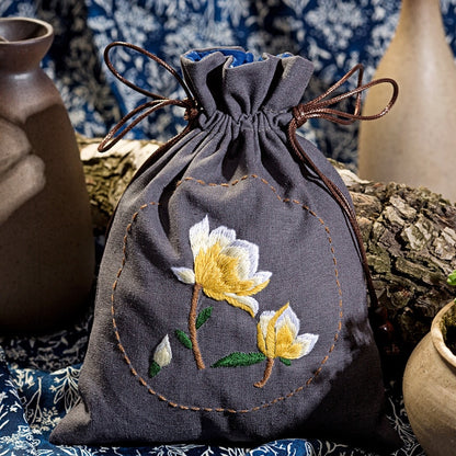 DIY Handmade Storage Bag Embroidery Kit