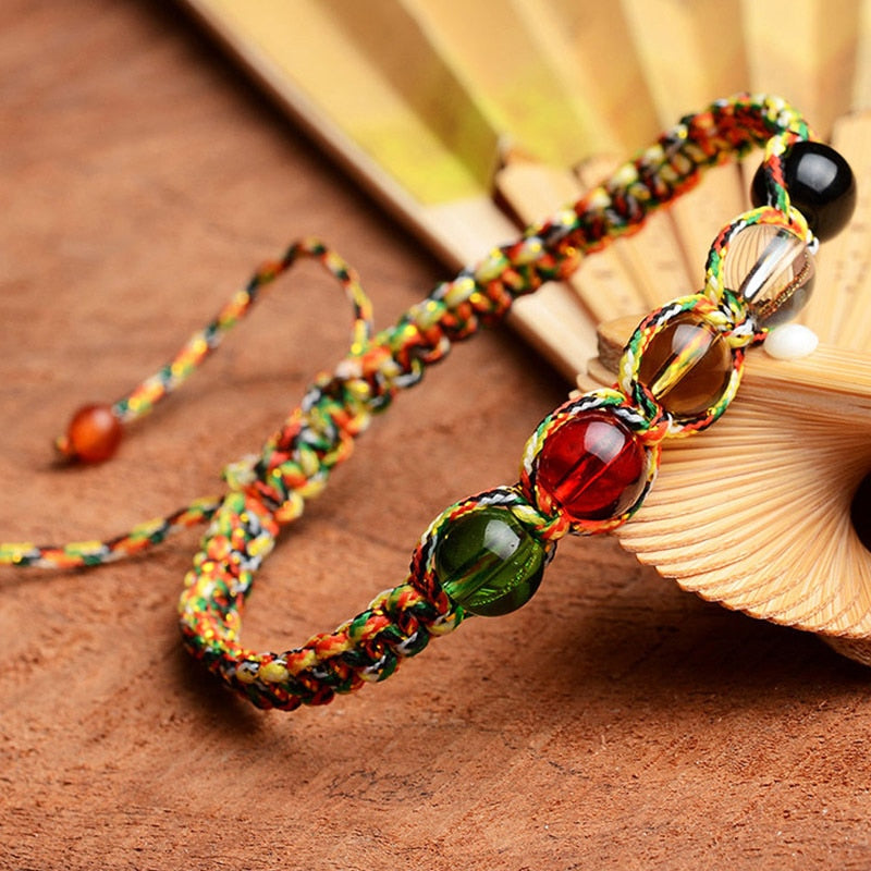 Ethnic Hand-woven Multi Colored Rope