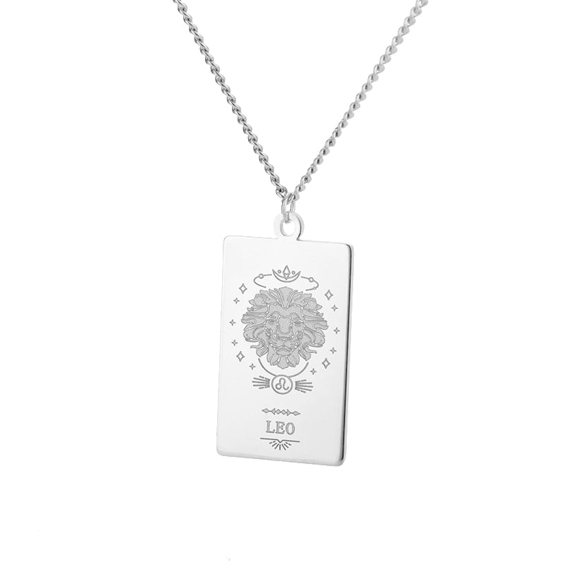 Zodiac Vintage Sign Necklace Constellation Chain