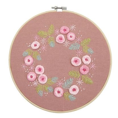 DIY Flowers Stamped Embroidery Starter Kit