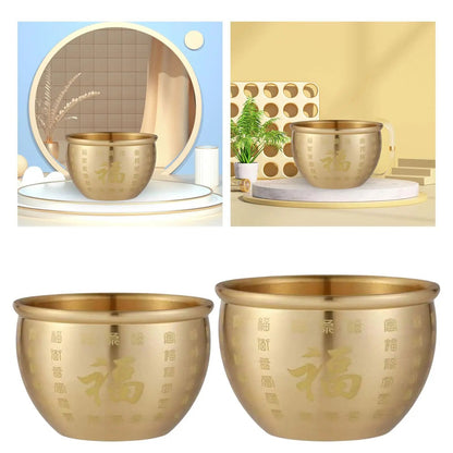 Feng Shui Treasure Pot Ornaments Decorations Home Luck