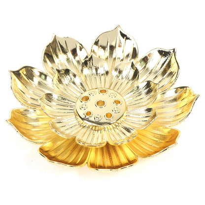 Incense Burner Stick Buddhism Lotus Holder Plate