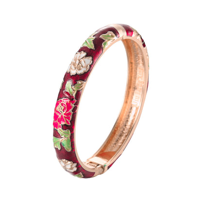 Enameled Chinese Bracelets