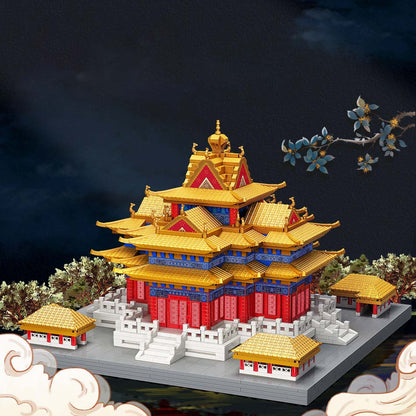 Chinese Ancient Palace Micro Building Blocks