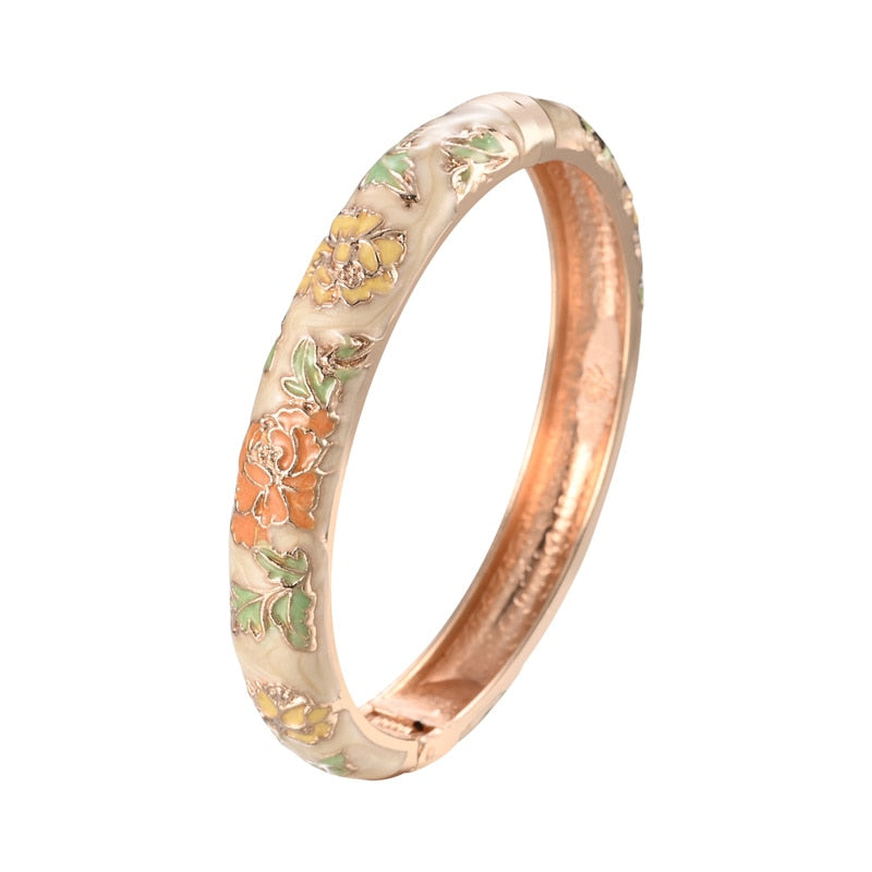 Enameled Chinese Bracelets