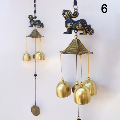 Antique Copper Wind Chime Decoration