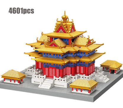 Chinese Ancient Palace Micro Building Blocks
