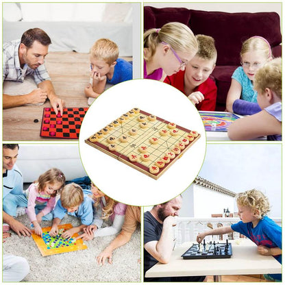 Wooden Chinese Chess Board Game Xiangqi