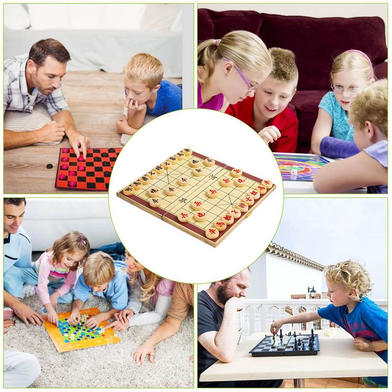 Wooden Chinese Chess Board Game Xiangqi