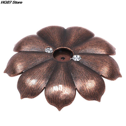 Incense Burner Stick Buddhism Lotus Holder Plate