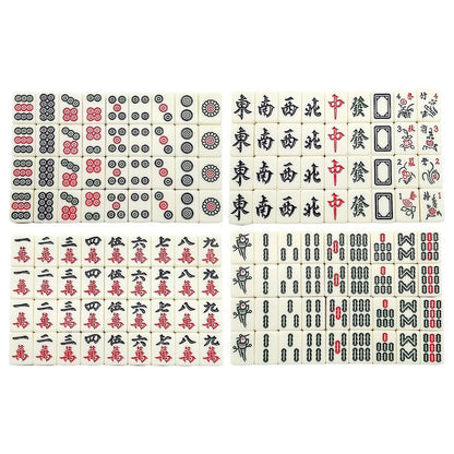 Chinese Mahjong Game Set Family Gathering Game