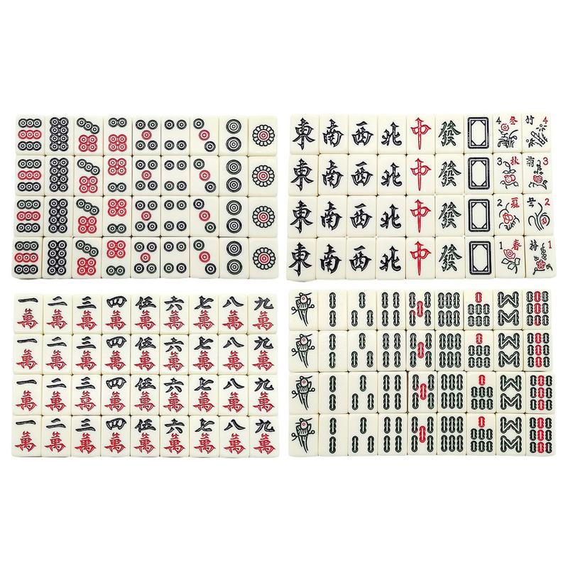 Chinese Mahjong Game Set Family Gathering Game