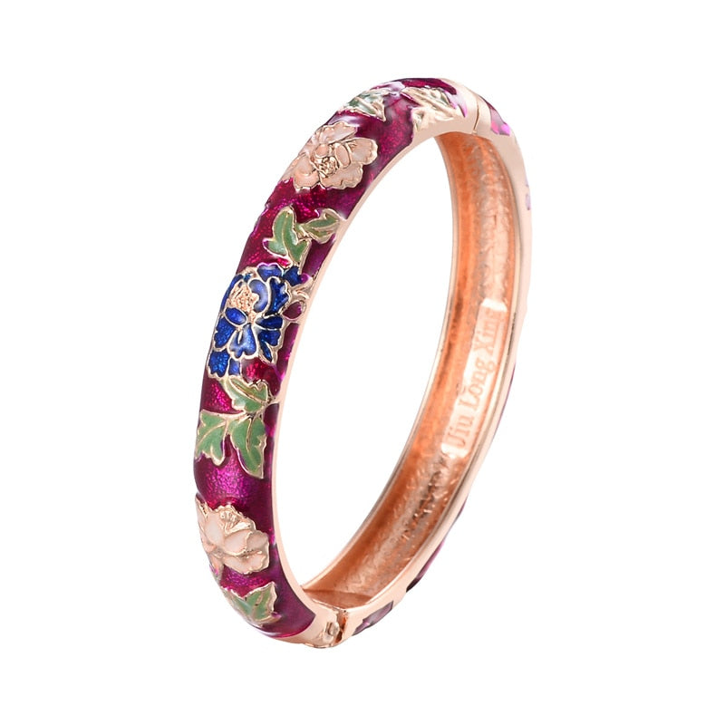 Enameled Chinese Bracelets