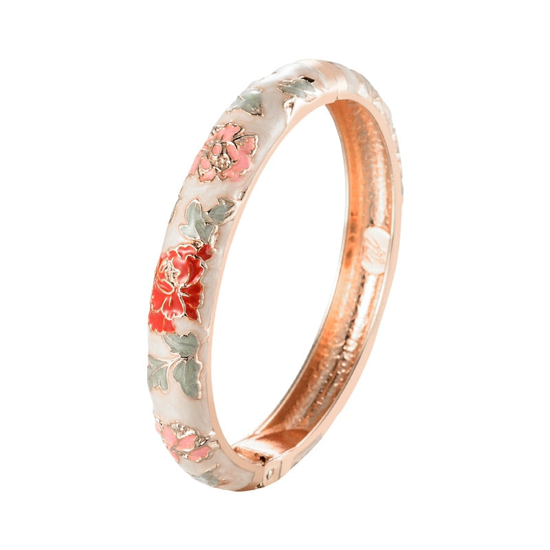 Enameled Chinese Bracelets