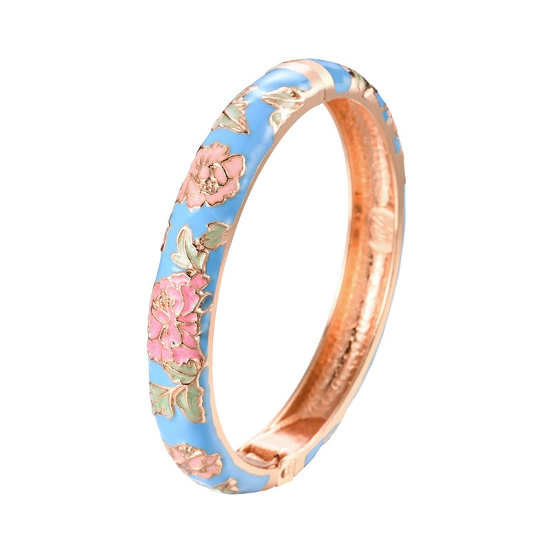 Enameled Chinese Bracelets