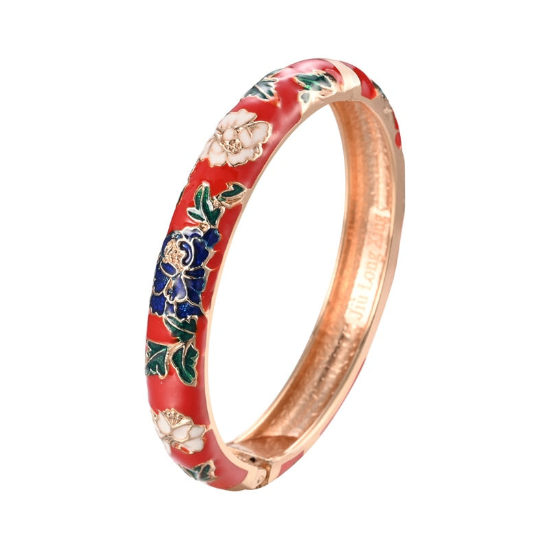Enameled Chinese Bracelets