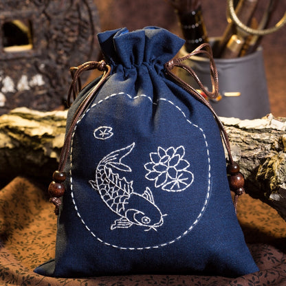 DIY Handmade Storage Bag Embroidery Kit