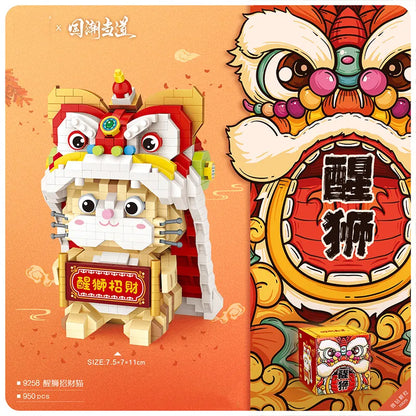 Most Creative Chinese Lion Dance Building Blocks